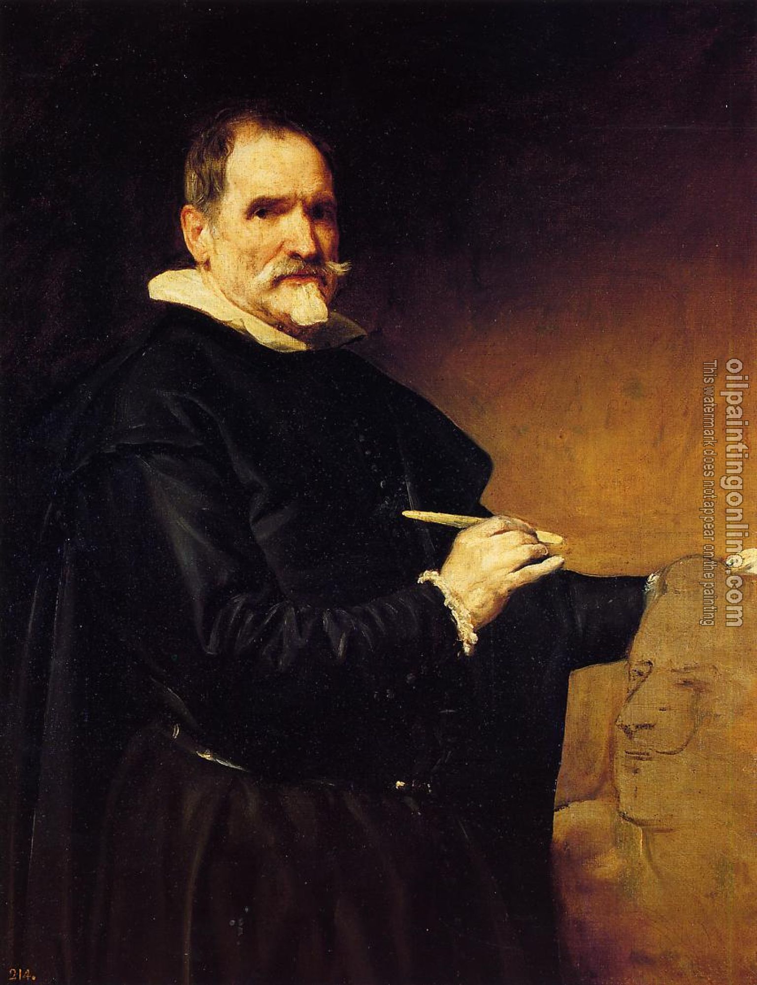 Velazquez, Diego Rodriguez de Silva - The Sculptor Martinez Montanss